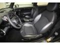 2013 Mini Cooper Bayswater Punch Rocklike Anthracite Leather Interior Front Seat Photo