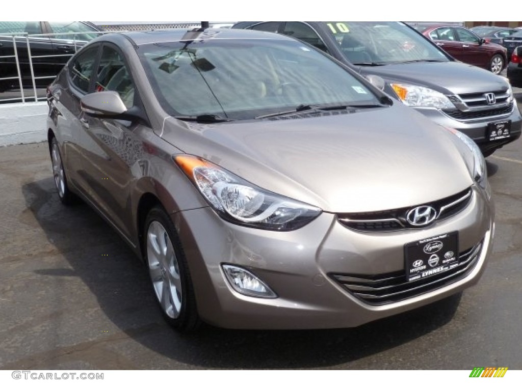 2011 Elantra Limited - Desert Bronze / Beige photo #1