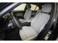 2013 BMW 3 Series Everest Grey/Black Interior Front Seat Photo