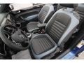 2013 Volkswagen Beetle Black/Blue Interior Front Seat Photo