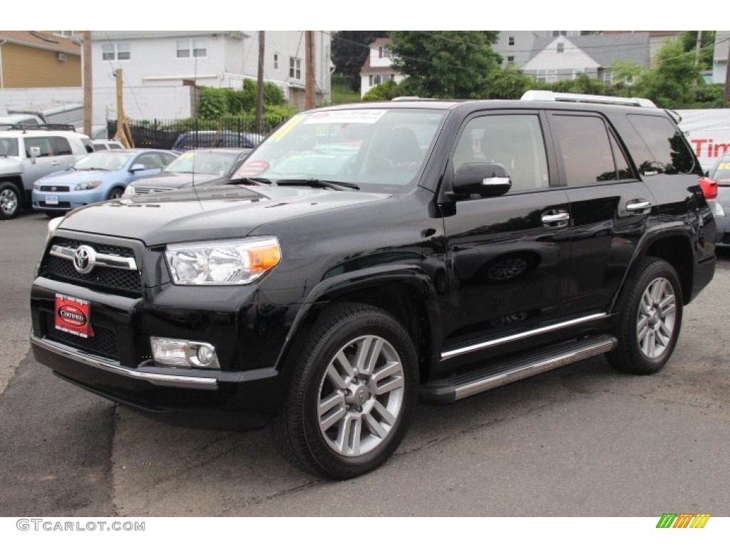 2011 4Runner Limited 4x4 - Black / Black Leather photo #3