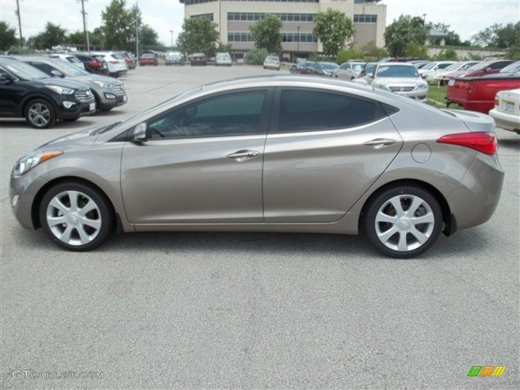 2013 Elantra Limited - Desert Bronze / Beige photo #2