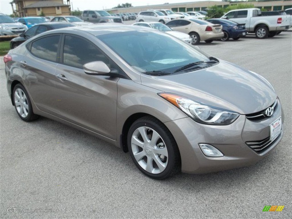 2013 Elantra Limited - Desert Bronze / Beige photo #4