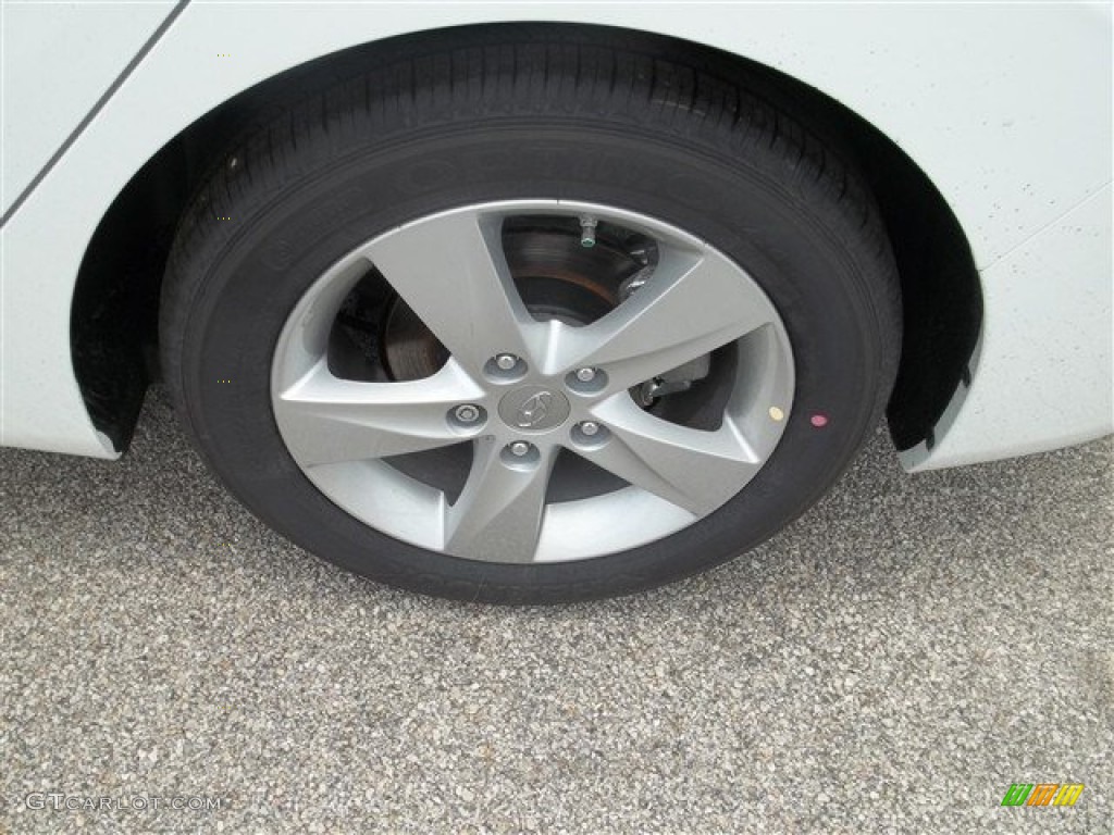 2013 Elantra GLS - Shimmering White / Beige photo #3