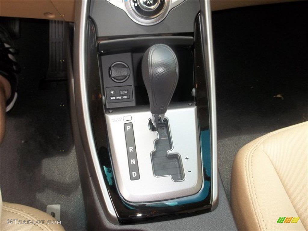 2013 Elantra GLS - Shimmering White / Beige photo #5