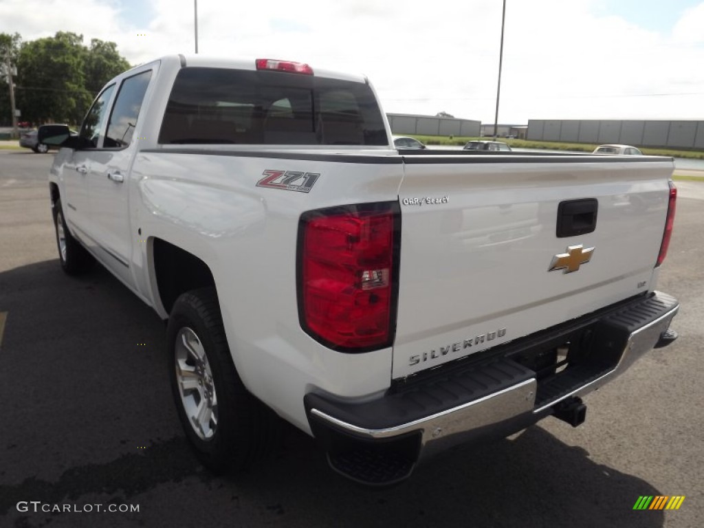 2014 Silverado 1500 LTZ Z71 Crew Cab 4x4 - Summit White / Cocoa/Dune photo #5