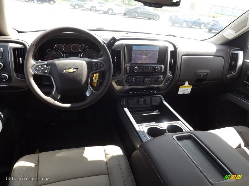 2014 Chevrolet Silverado 1500 LTZ Z71 Crew Cab 4x4 Cocoa/Dune Dashboard Photo #82426401
