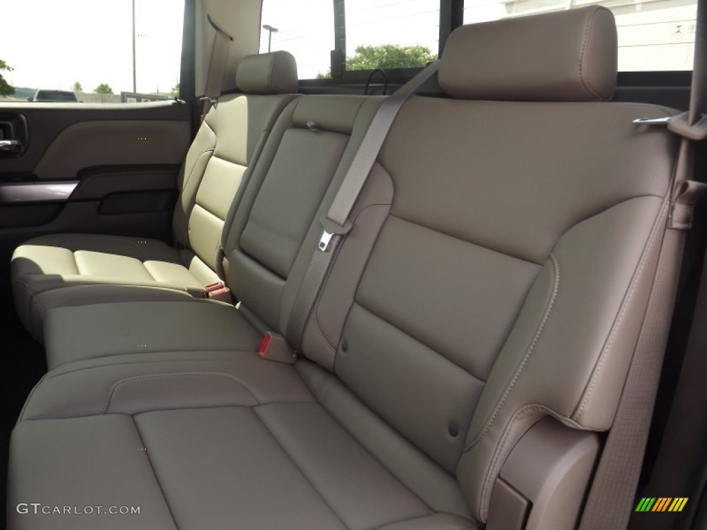 Cocoa/Dune Interior 2014 Chevrolet Silverado 1500 LTZ Z71 Crew Cab 4x4 Photo #82426525