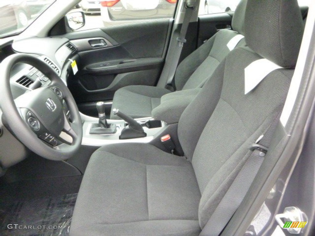 Black Interior 2013 Honda Accord LX Sedan Photo #82427198