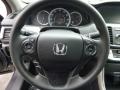 Black 2013 Honda Accord LX Sedan Steering Wheel