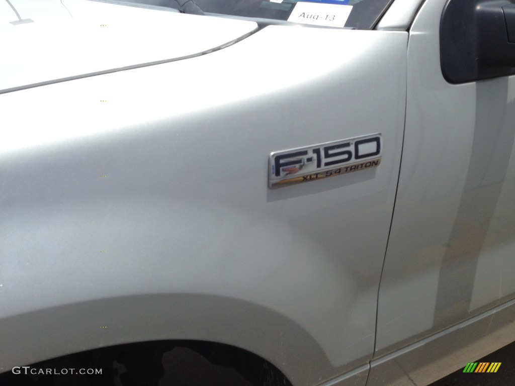 2005 F150 XLT SuperCab 4x4 - Silver Metallic / Medium Flint Grey photo #3