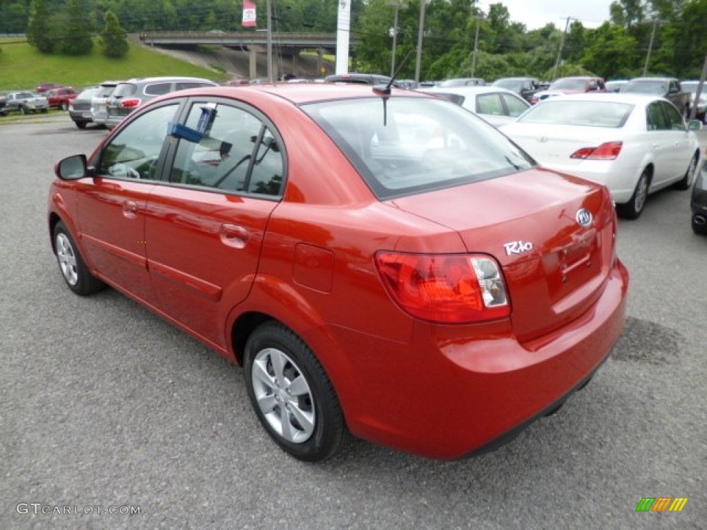 Tropical Red 2011 Kia Rio LX Exterior Photo #82429370