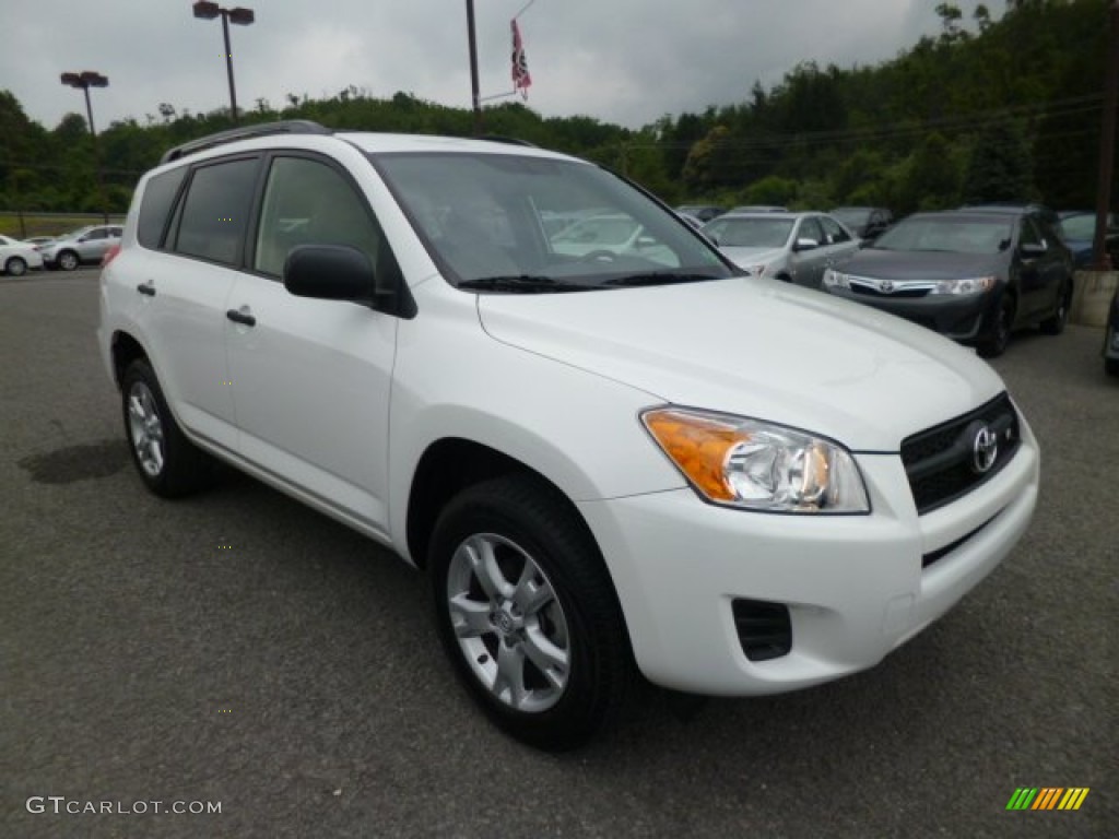 2012 RAV4 V6 - Super White / Ash photo #1