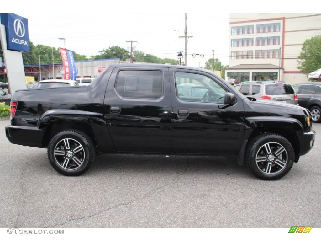 Crystal Black Pearl 2013 Honda Ridgeline Sport Exterior Photo #82430076