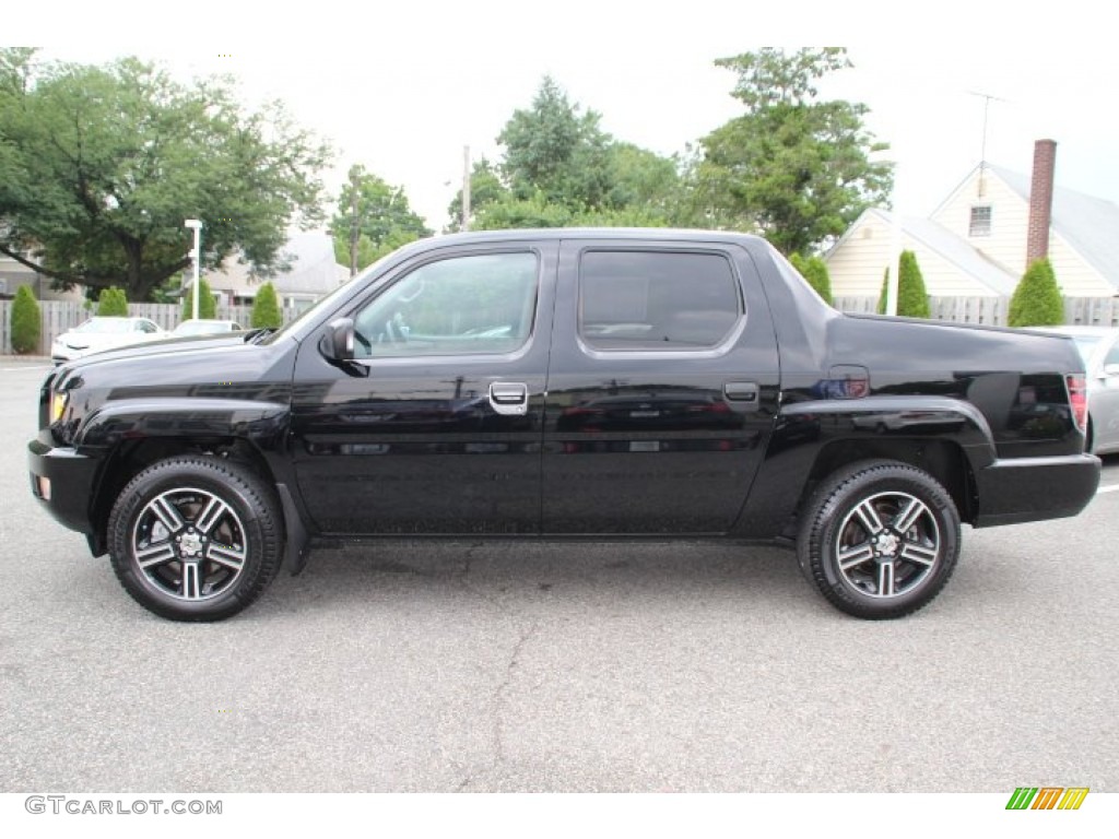 Crystal Black Pearl 2013 Honda Ridgeline Sport Exterior Photo #82430170
