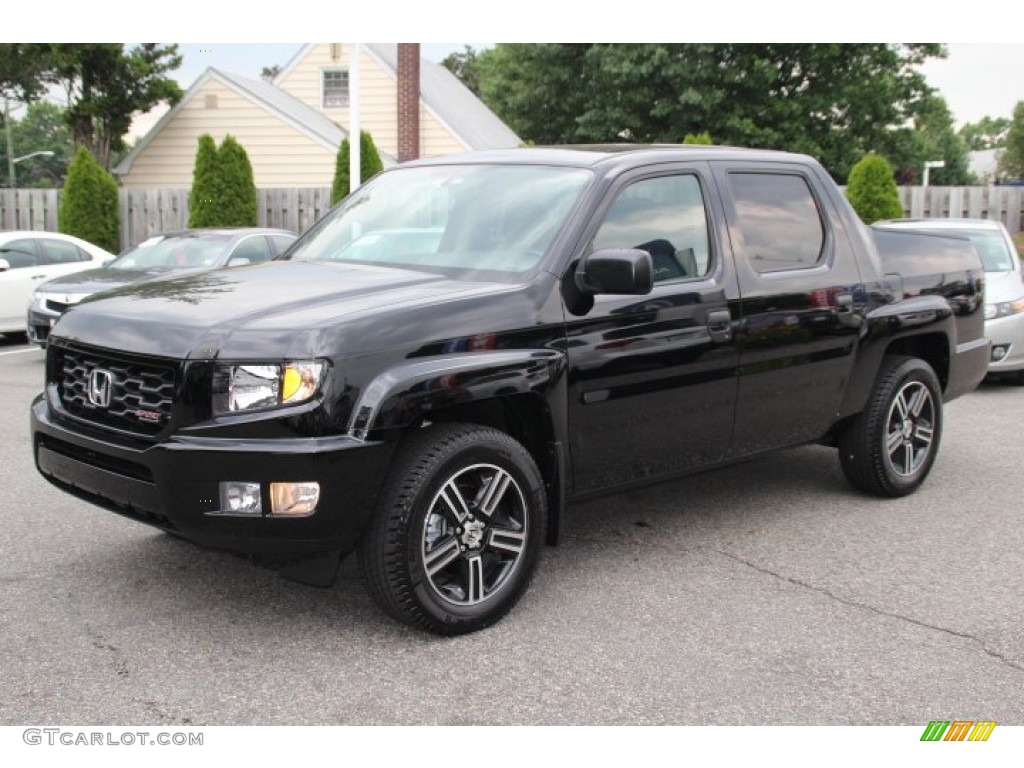 Crystal Black Pearl 2013 Honda Ridgeline Sport Exterior Photo #82430193