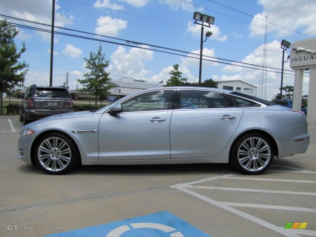 Liquid Silver Metallic 2011 Jaguar XJ XJL Exterior Photo #82430379