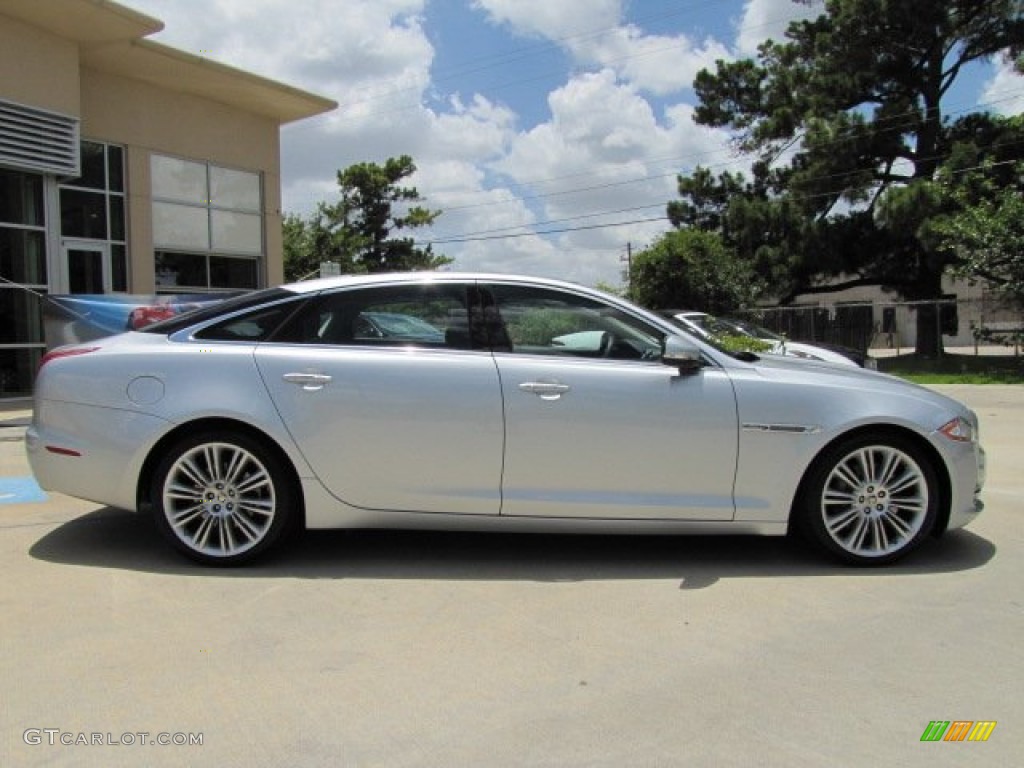 Liquid Silver Metallic 2011 Jaguar XJ XJL Exterior Photo #82430466
