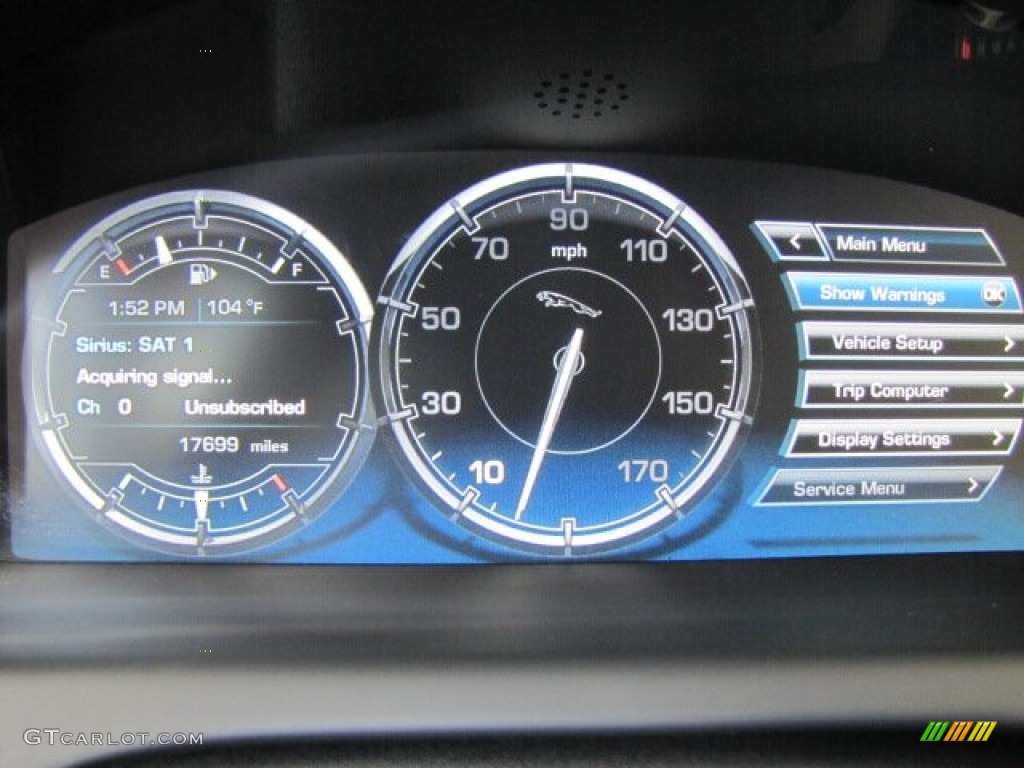 2011 Jaguar XJ XJL Gauges Photo #82430565