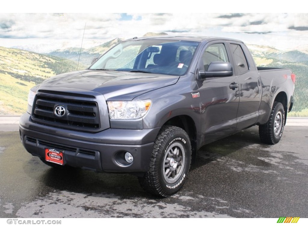 2011 Tundra TRD Rock Warrior Double Cab 4x4 - Magnetic Gray Metallic / Black photo #5