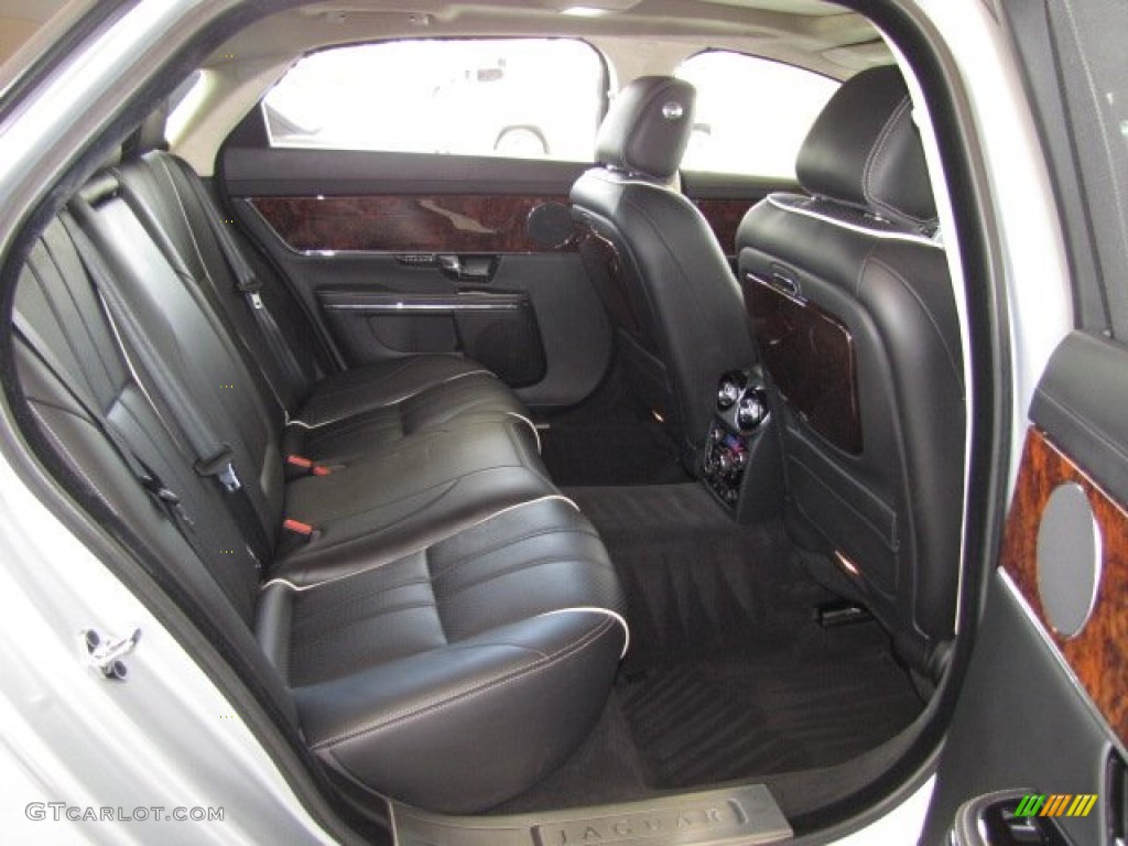 Jet Black/Ivory Interior 2011 Jaguar XJ XJL Photo #82430835