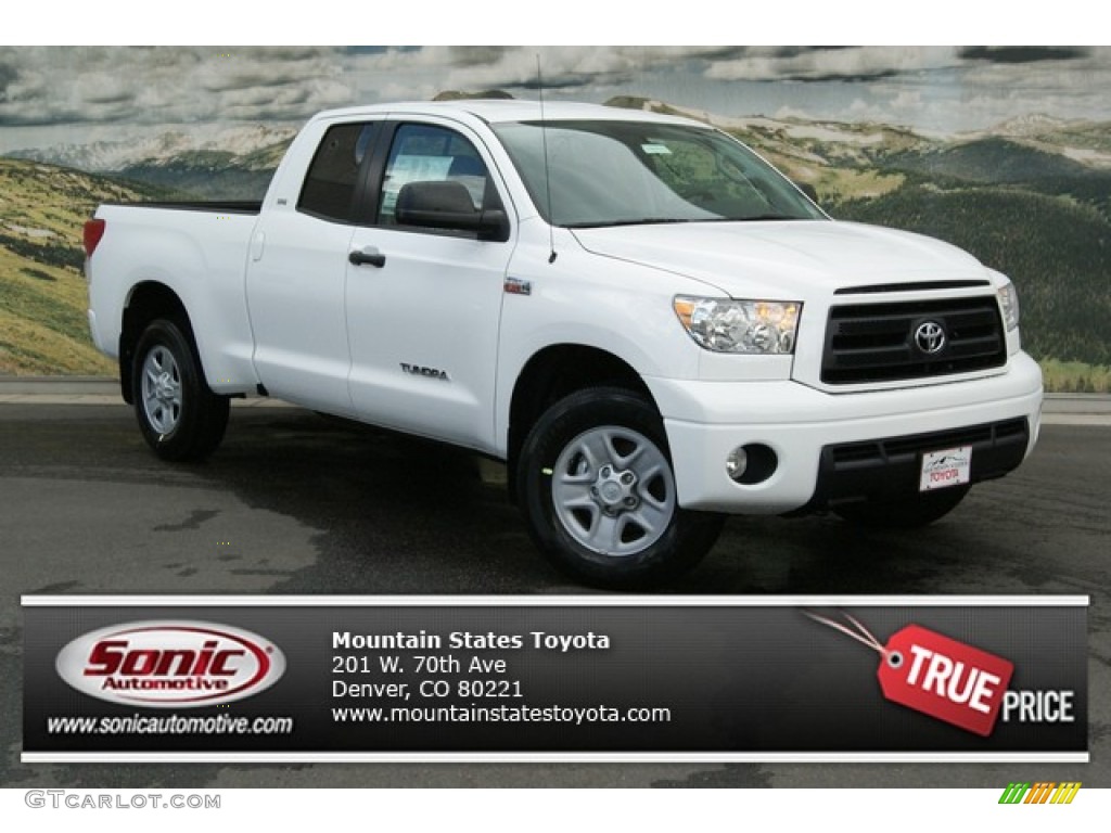 Super White Toyota Tundra