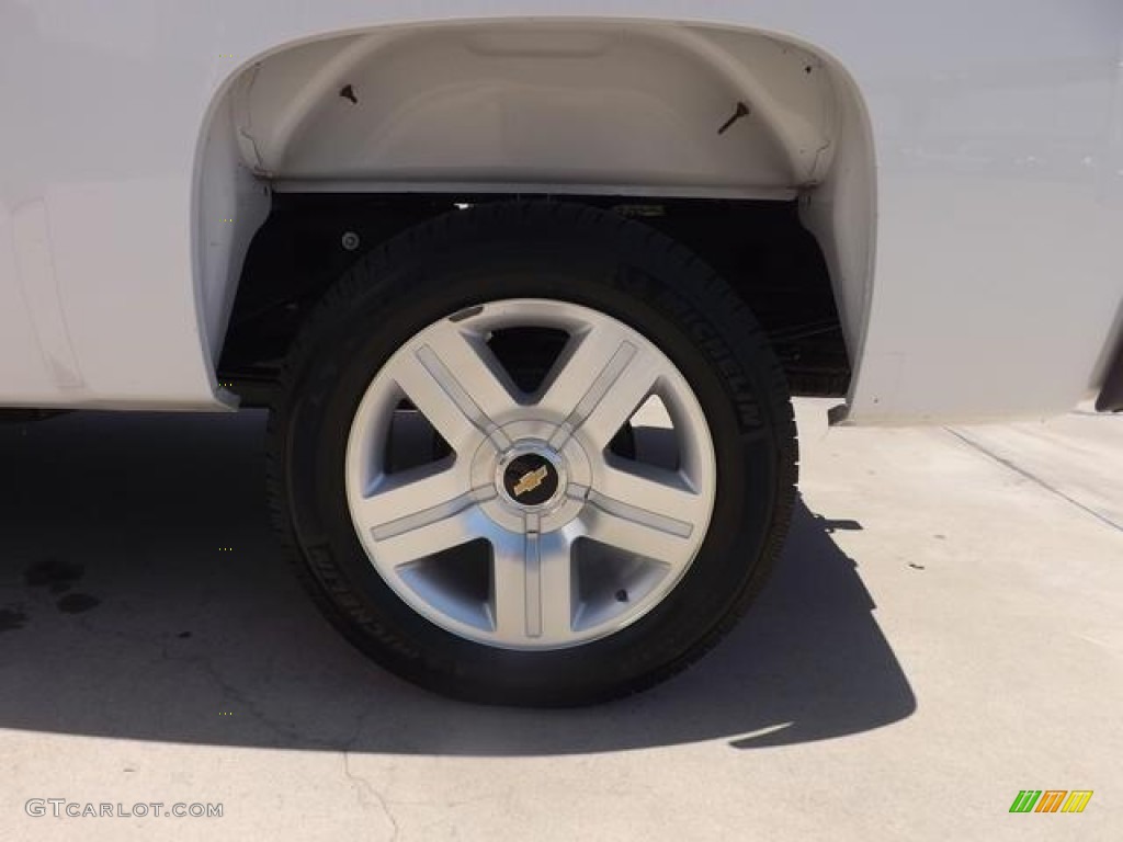 2008 Silverado 1500 LTZ Extended Cab - Summit White / Light Cashmere/Ebony Accents photo #14