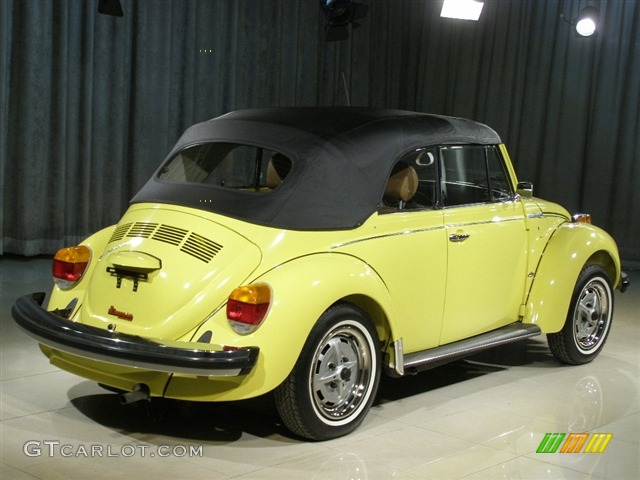 1979 Beetle Convertible - Yellow / Tan photo #2