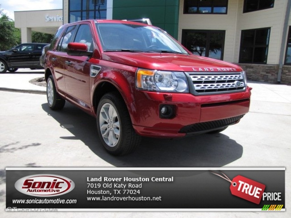 2012 LR2 HSE - Firenze Red Metallic / Almond photo #1