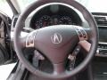 2007 Acura TSX Ebony Interior Steering Wheel Photo