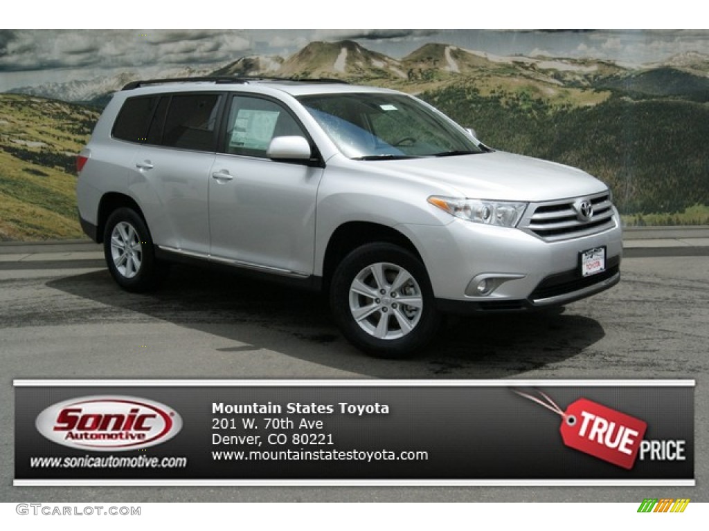 2013 Highlander SE 4WD - Classic Silver Metallic / Ash photo #1