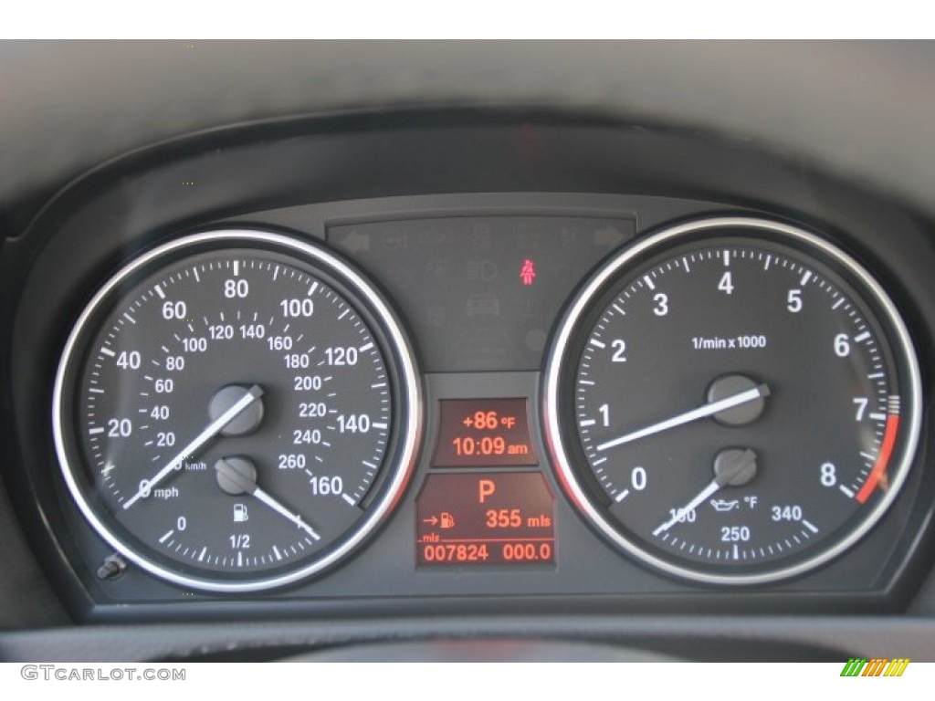 2013 BMW 3 Series 328i xDrive Coupe Gauges Photo #82435277
