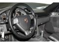 Black/Stone Grey 2008 Porsche 911 Targa 4 Steering Wheel