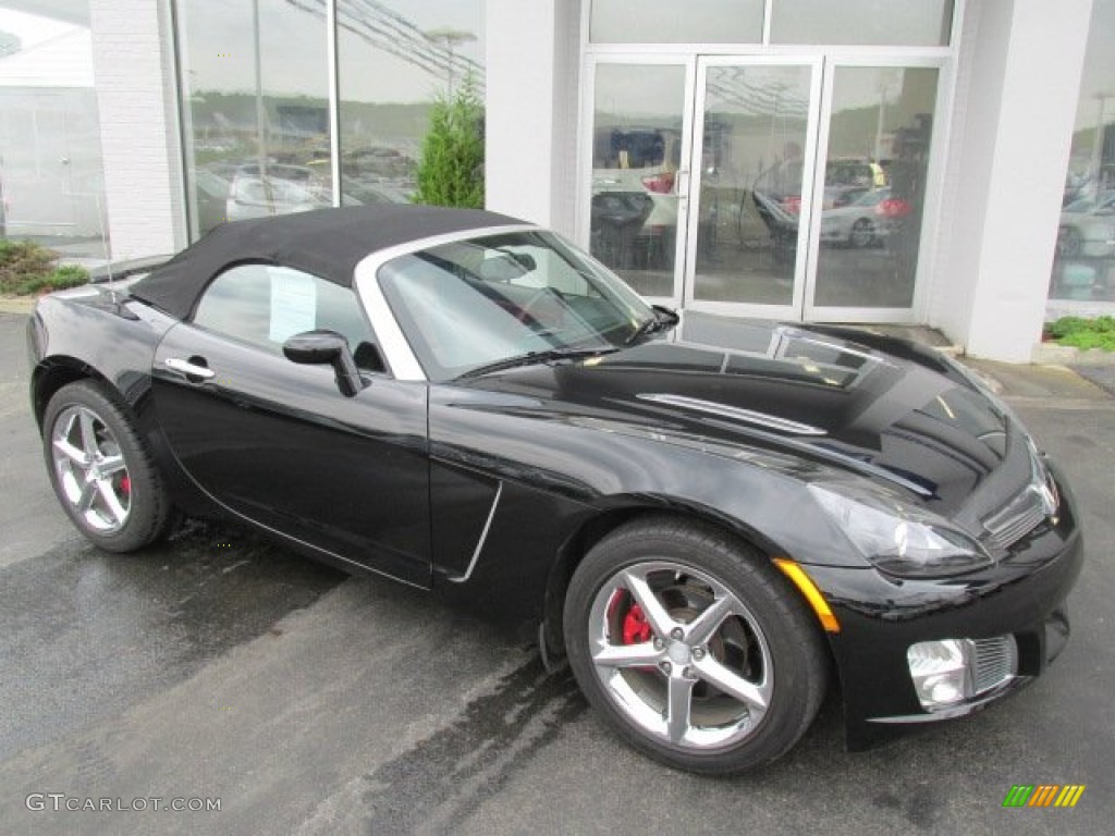 Black Onyx 2008 Saturn Sky Red Line Roadster Exterior Photo #82437175
