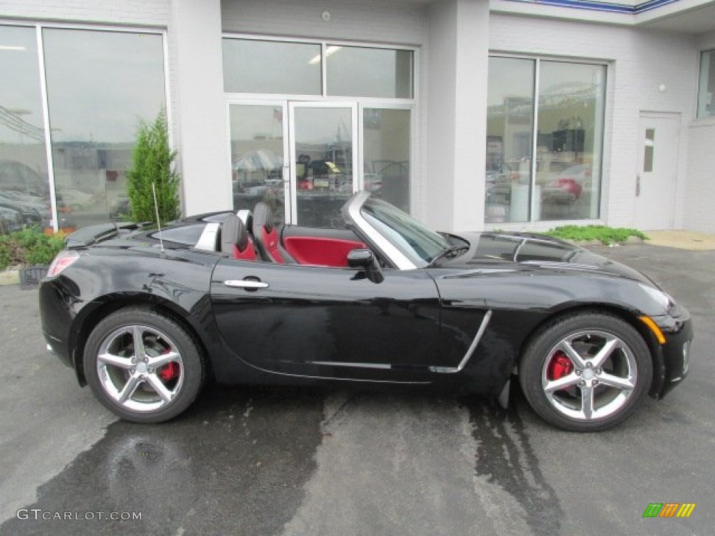 Black Onyx 2008 Saturn Sky Red Line Roadster Exterior Photo #82437193
