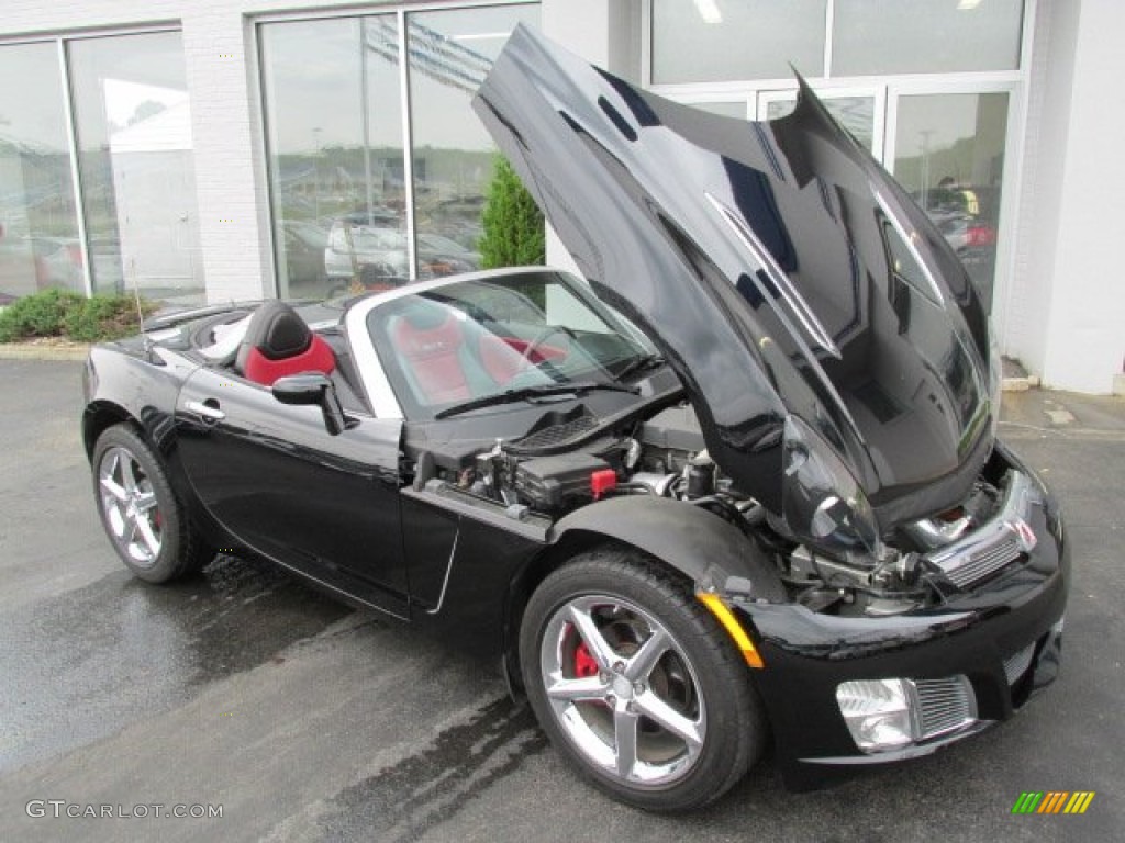 Black Onyx 2008 Saturn Sky Red Line Roadster Exterior Photo #82437366