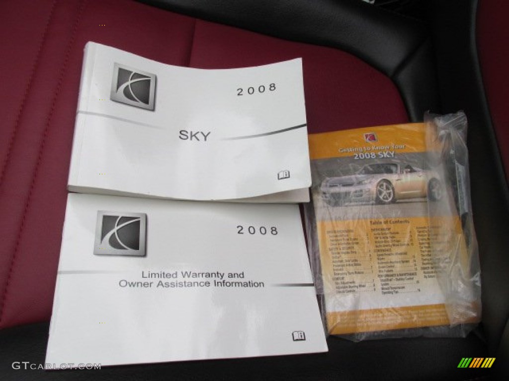 2008 Saturn Sky Red Line Roadster Books/Manuals Photos