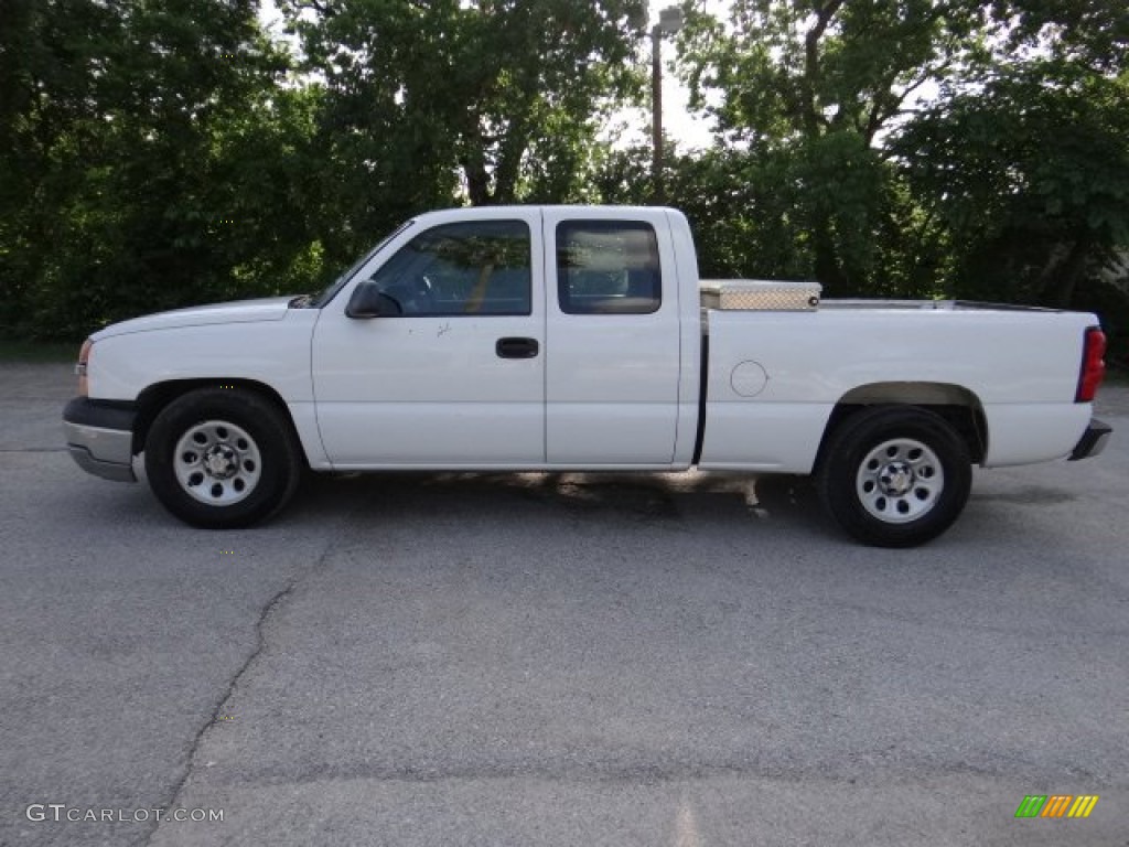 2005 Silverado 1500 Extended Cab - Summit White / Medium Gray photo #5