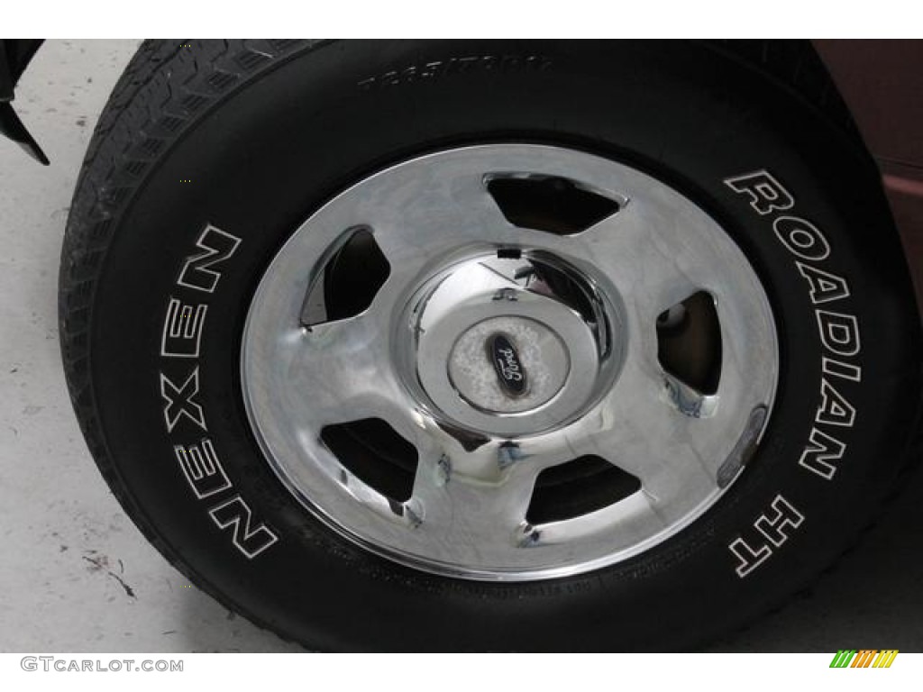 2005 F150 XL SuperCab 4x4 - Dark Toreador Red Metallic / Medium Flint Grey photo #12