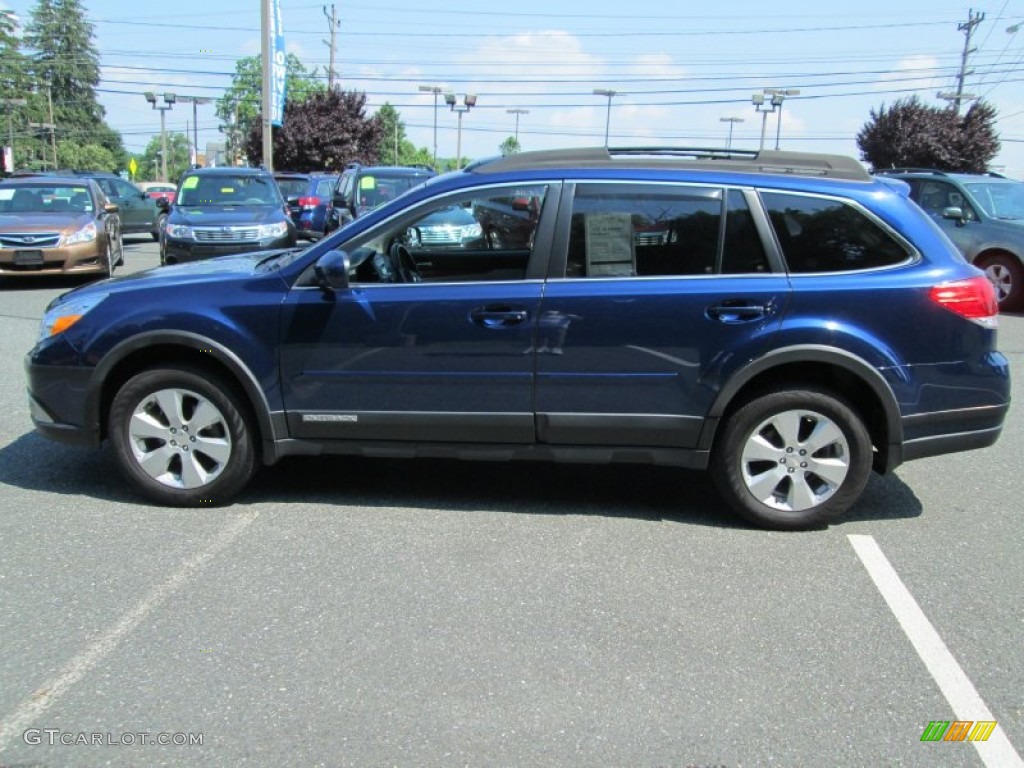 2011 Outback 2.5i Limited Wagon - Azurite Blue Pearl / Warm Ivory photo #9