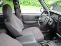 2000 Jeep Cherokee Agate Black Interior Front Seat Photo