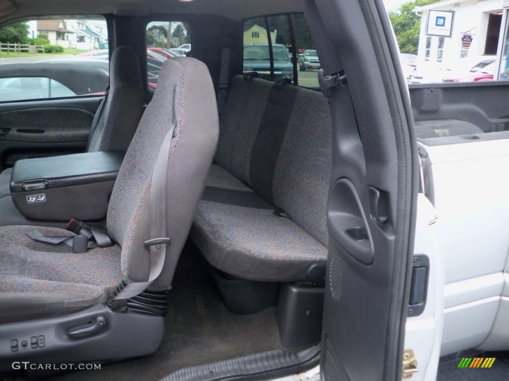 Mist Gray Interior 2002 Dodge Ram 3500 SLT Quad Cab Dually Photo #82440601