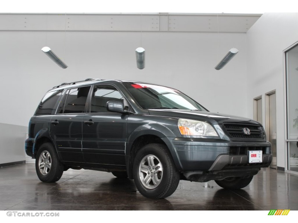 2005 Pilot EX-L 4WD - Sage Brush Pearl / Gray photo #1