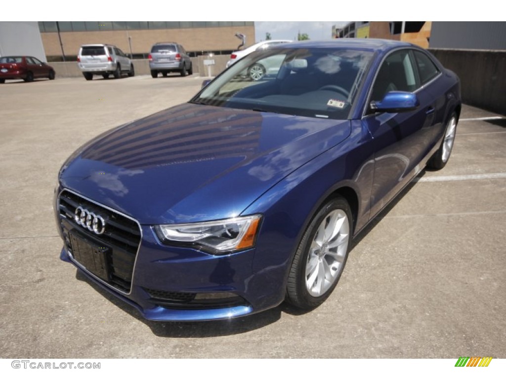 Scuba Blue Metallic 2013 Audi A5 2.0T quattro Coupe Exterior Photo #82441491