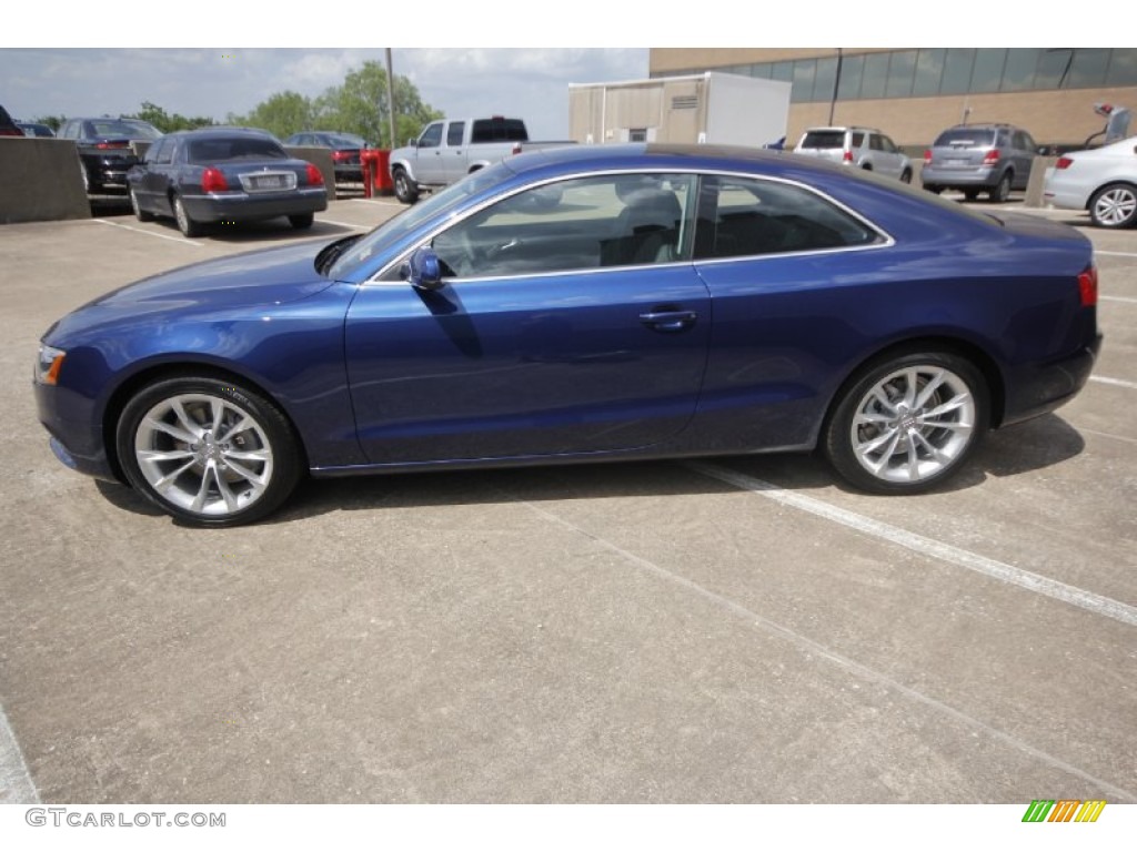 Scuba Blue Metallic 2013 Audi A5 2.0T quattro Coupe Exterior Photo #82441503