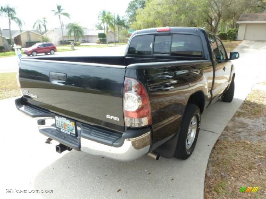 2009 Tacoma Access Cab - Black Sand Pearl / Graphite Gray photo #4