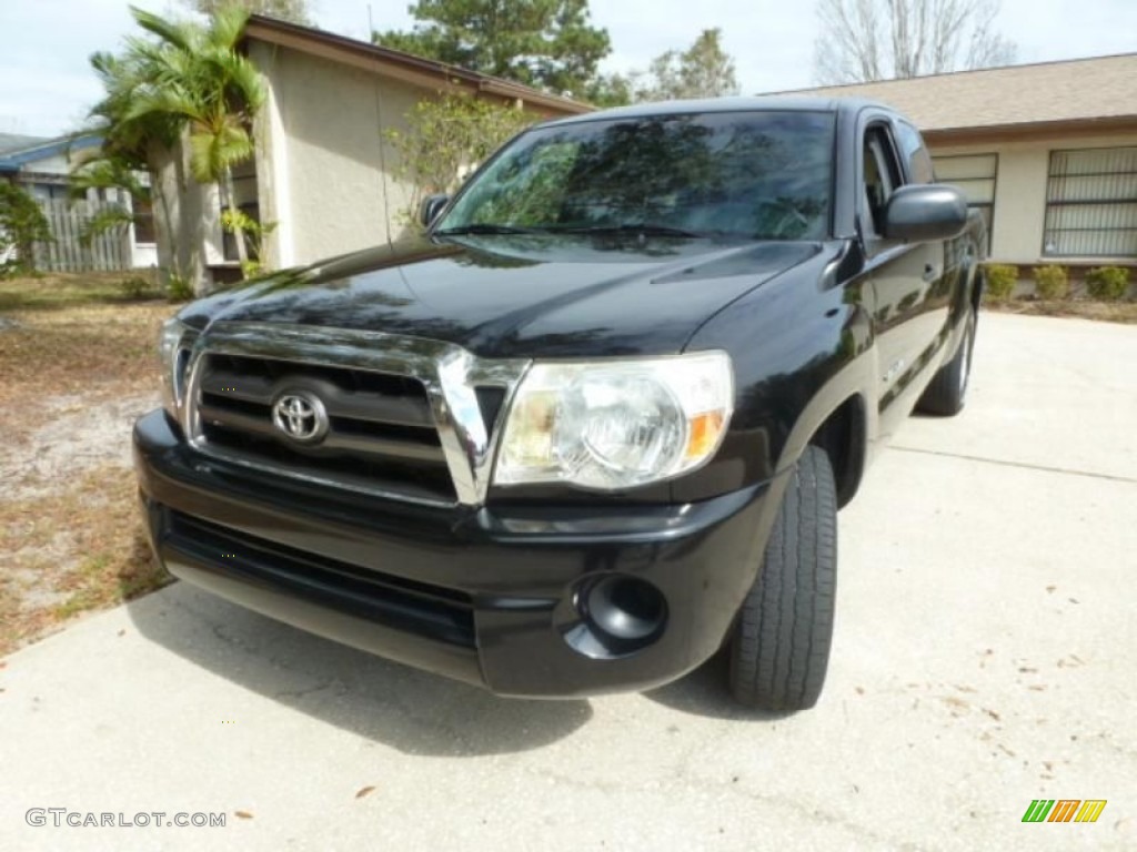 Black Sand Pearl 2009 Toyota Tacoma Access Cab Exterior Photo #82441801