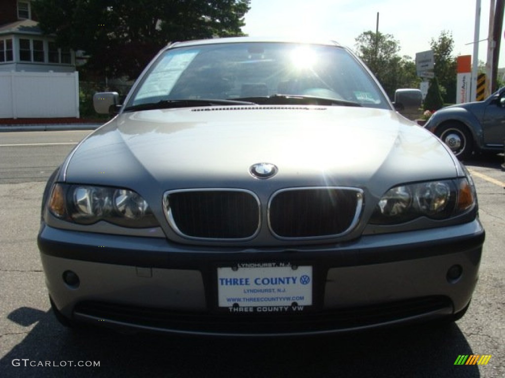 2004 3 Series 325xi Sedan - Silver Grey Metallic / Black photo #2