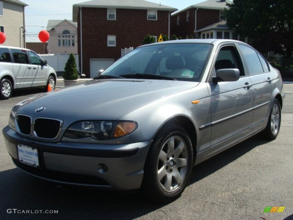 2004 3 Series 325xi Sedan - Silver Grey Metallic / Black photo #3