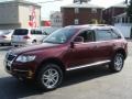 2008 Cranberry Red Metallic Volkswagen Touareg 2 VR6  photo #3